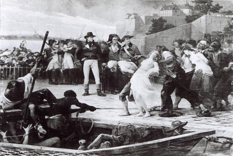 Les noyades de Nantes en 1793