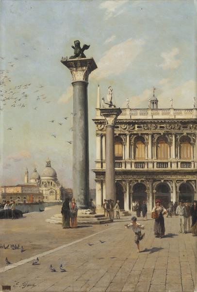 Venise ; la Piazetta
