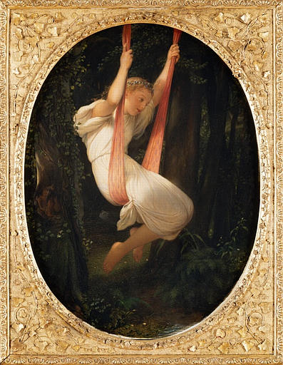 Jeune fille à la balançoire