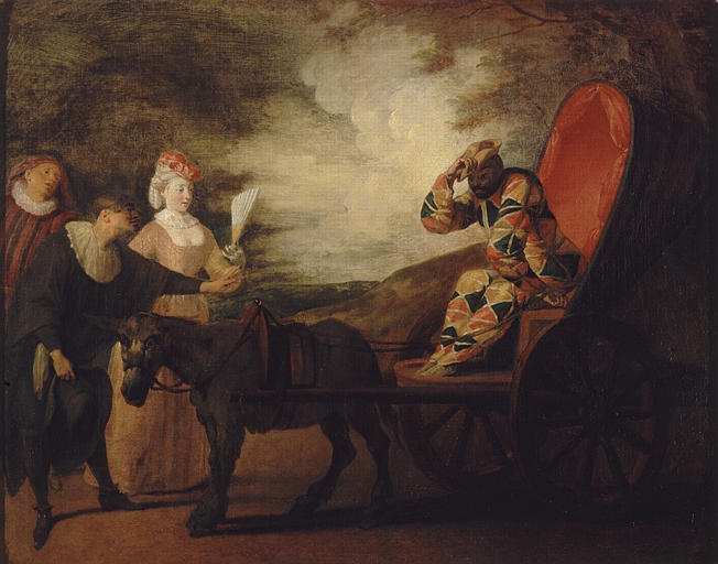 Arlequin empereur dans la lune