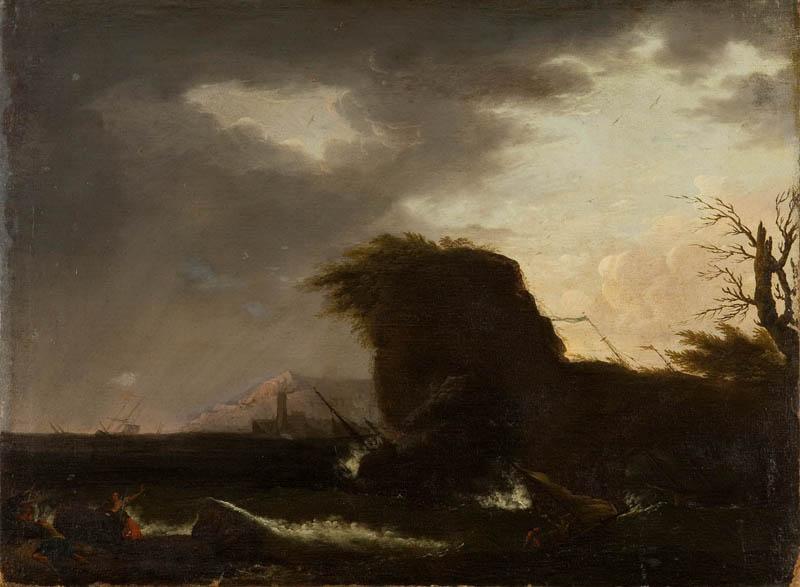 Marine. Coup de vent