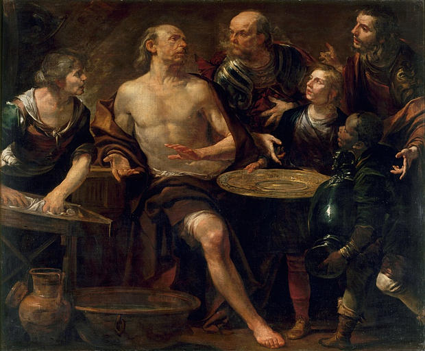 Phocion refusant les cadeaux d'Alexandre