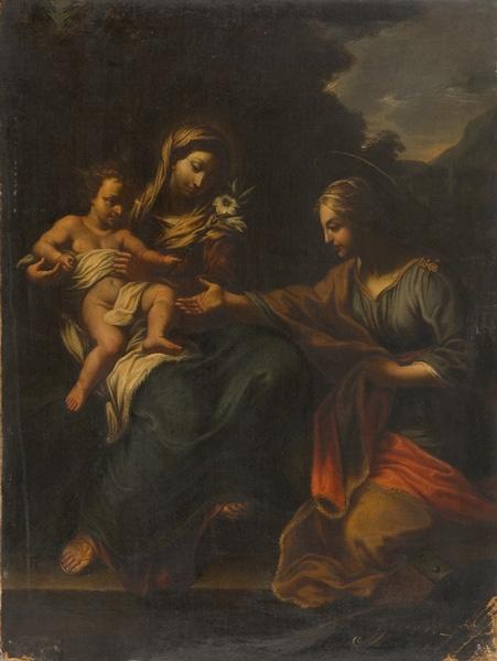 La Madone à l'Enfant avec sainte Martine