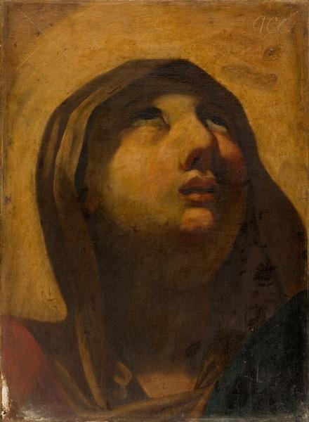 Tête colossale de sainte