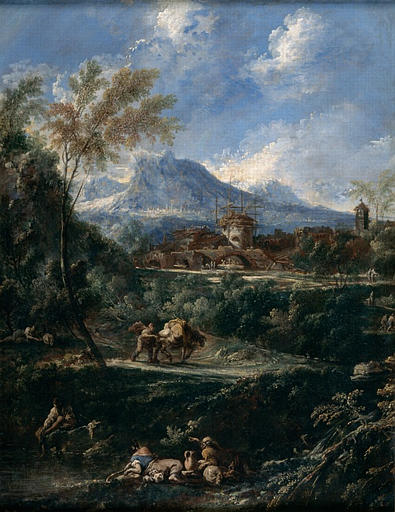 Paysage à la tour