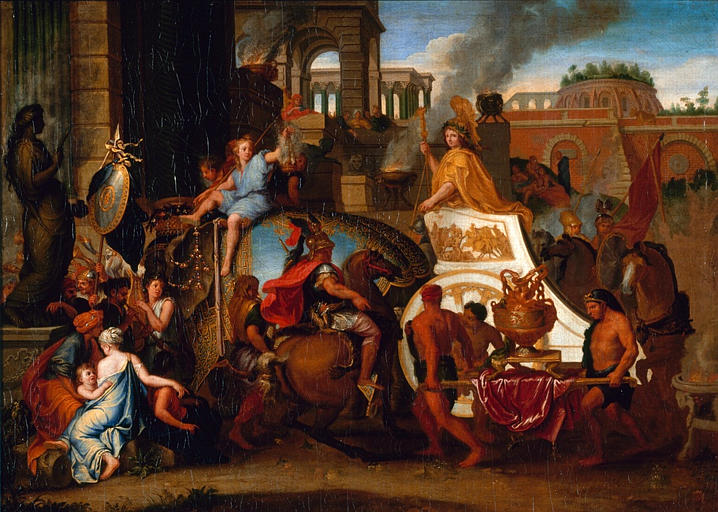 Entrée d'Alexandre dans Babylone