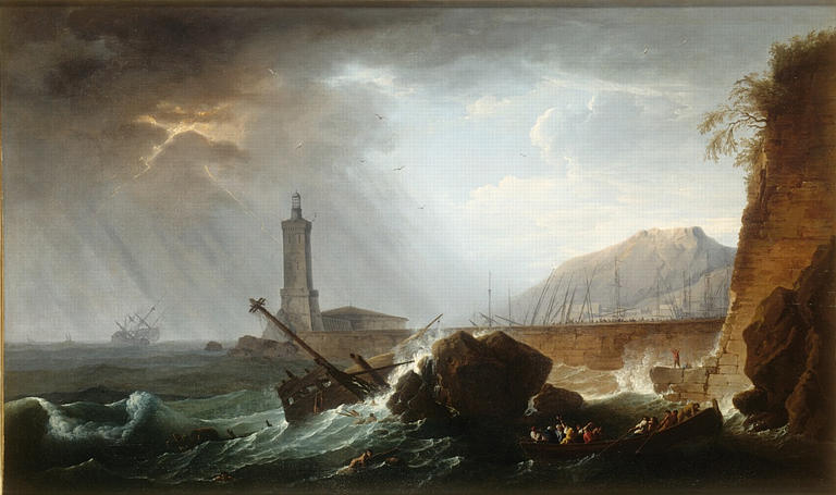 La tempête sur le phare