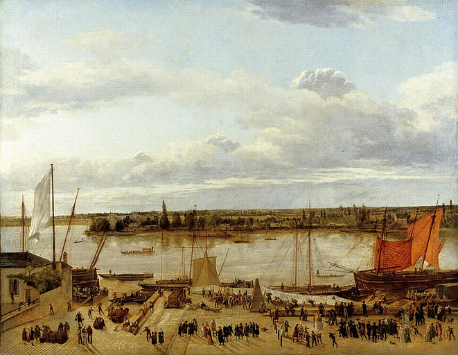 La cale de la Machine, près des Salorges, à Nantes