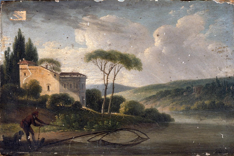 Paysage d'Italie