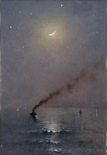 Marine ; Clair de lune sur la mer (Sous-titre)