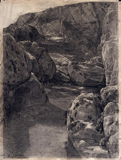 Rochers et chemin