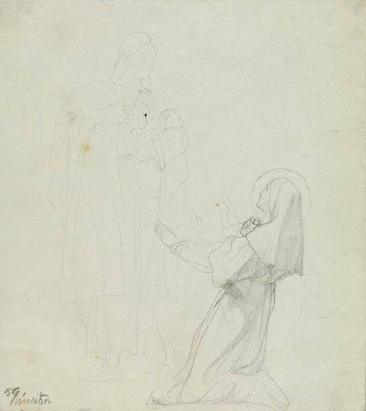 Apparition à Marie Alacoque