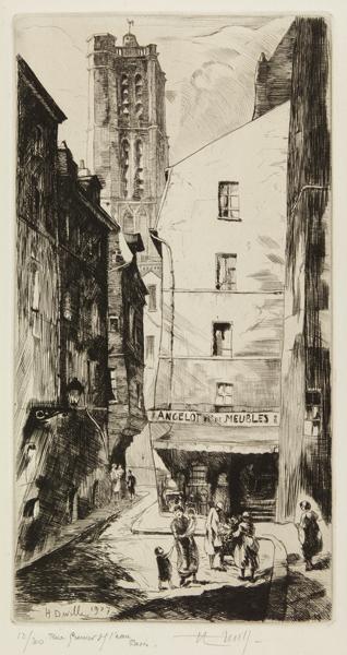 Rue Grenier sous l'eau à Paris