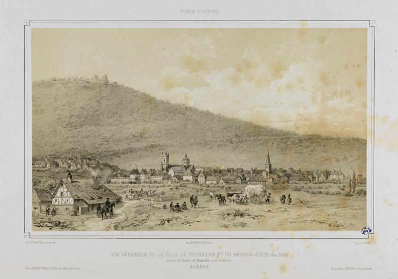 Vue générale de la ville de Neuviller