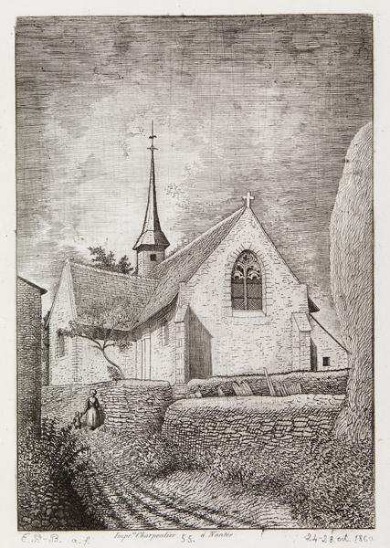 La chapelle du Bois-Garand, à Sautron, côté de l'orient