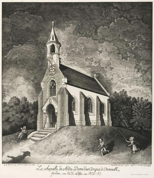 La chapelle de Notre-Dame-des-Anges à Orvault en 1857