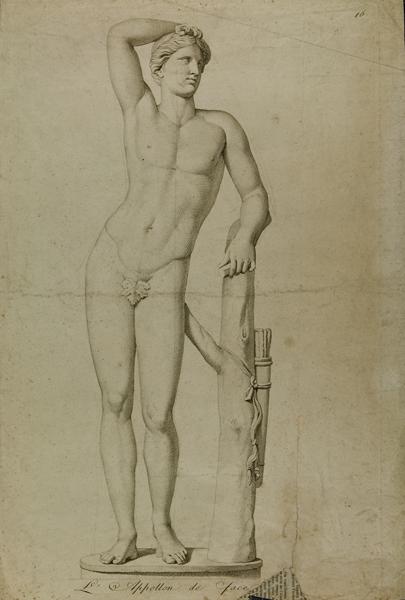 Ensemble de seize gravures (sculptures antiques)