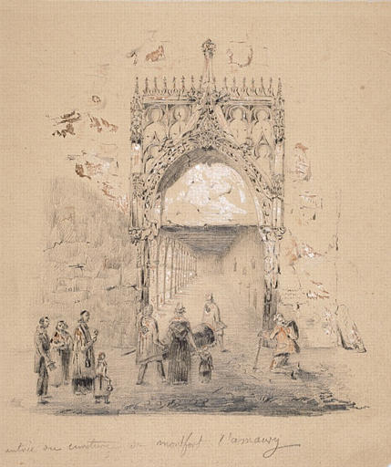 Montfort l'Amaury : entrée du cimetière