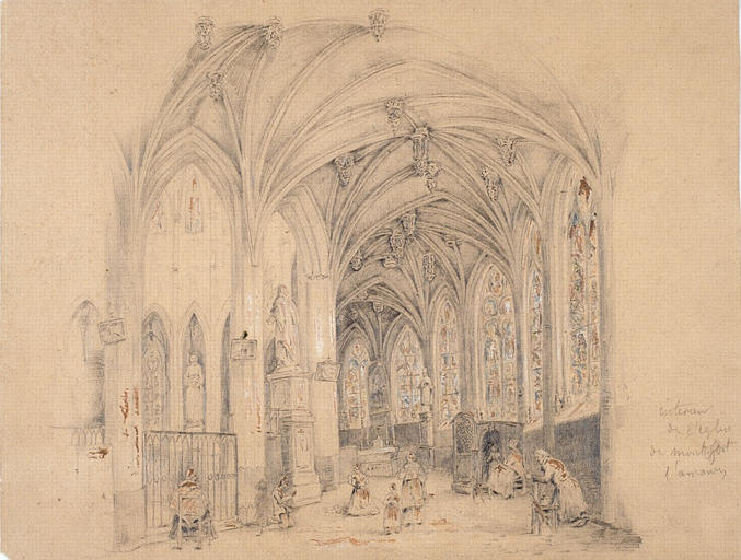 Montfort l'Amaury : intérieur de l'église