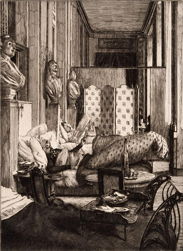 Le foyer de la Comédie Française