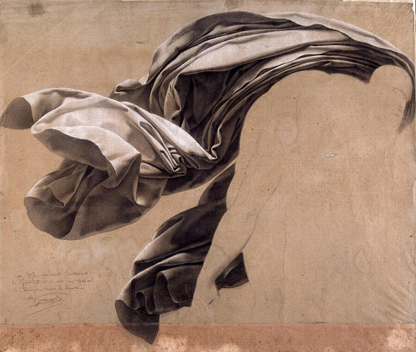 Etude de draperie