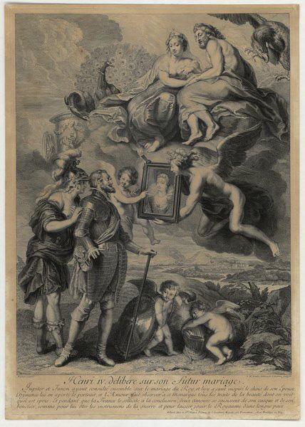 Henri IV délibère sur son futur mariage