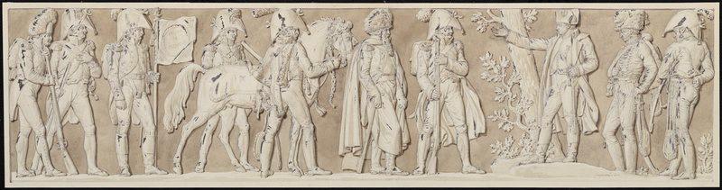 L'Empereur passe la revue de sa garde ; L'Empereur Napoléon Ier passe la revue de sa garde à Potsdam (autre titre)