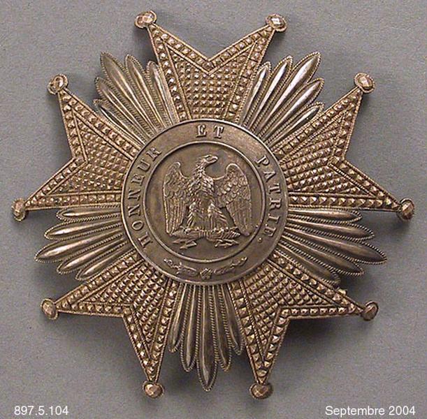 plaque de grand-officier de la Légion d'Honneur