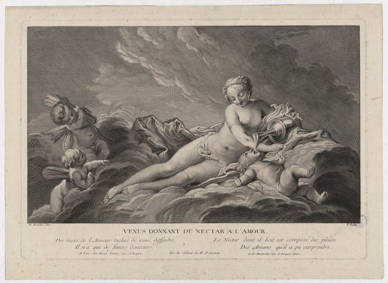Vénus donnant du nectar à l'Amour