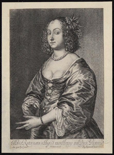 Maria Ruten nata in Anglia vxor Antony van Dyck Pictoris