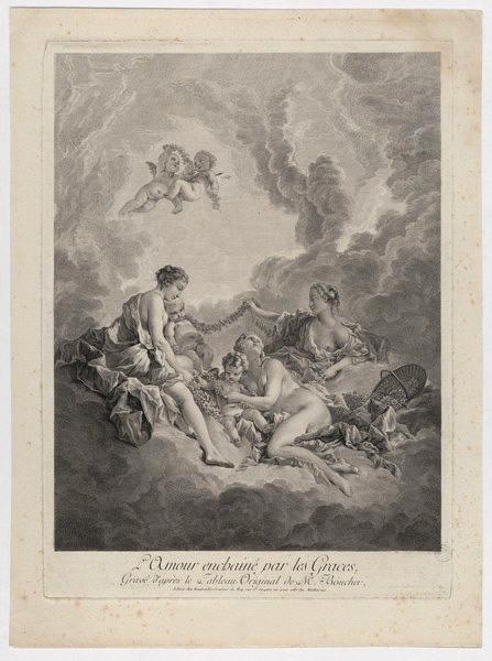 L'Amour enchainé par les Grâces