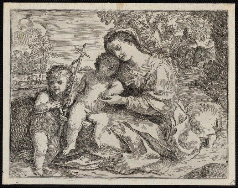 La Sainte Vierge et Saint Jean
