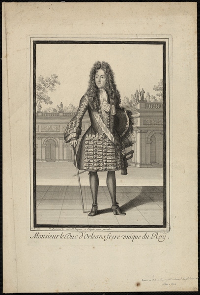 Monsieur le Duc d'Orléans frère unique du Roy
