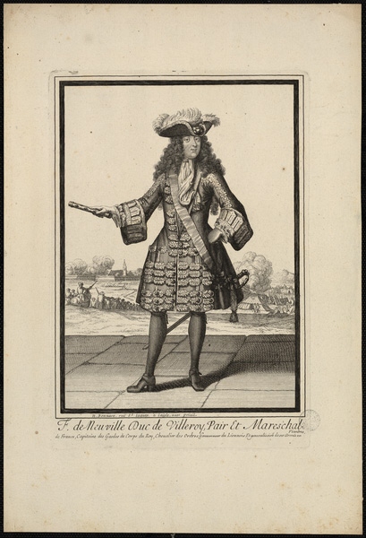 F. de Neuville Duc de Villeroy pair et Maréchal de