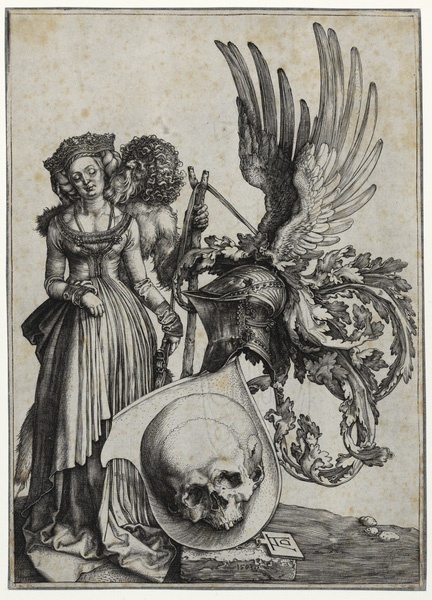 Les armoiries à la tête de mort