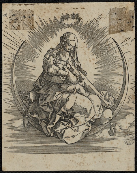 Vie de la Vierge : Vierge à l'enfant.