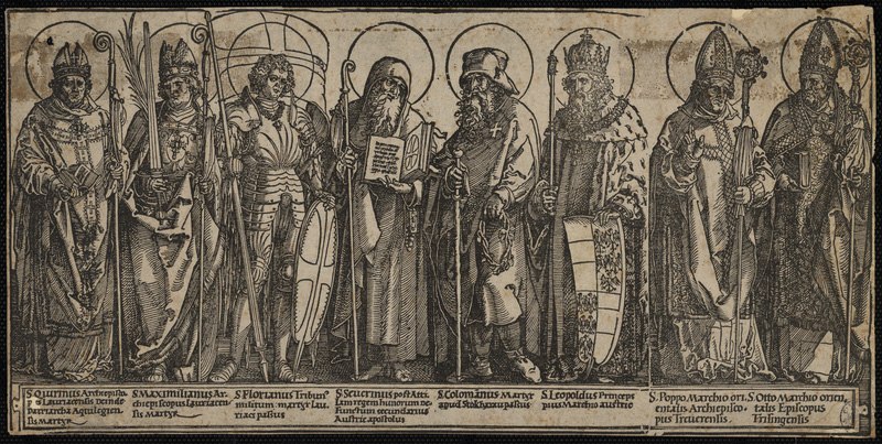 Les huit Saints-Patrons d'Autriche