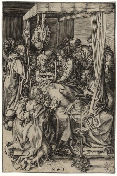La mort de la Vierge.