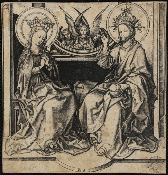 La bénédiction de la Vierge par le Seigneur