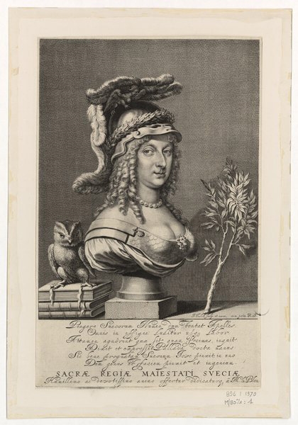 Christine reine de Suède en Minerve