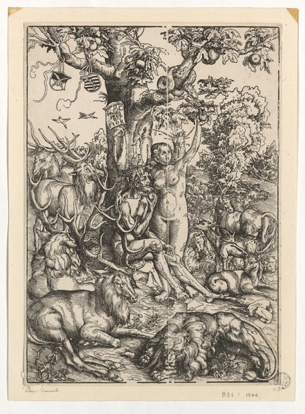 Adam et Eve au paradis