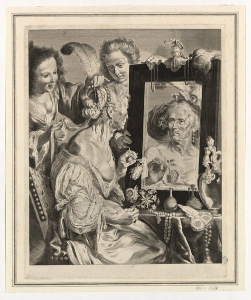 La vieille courtisane à la toilette