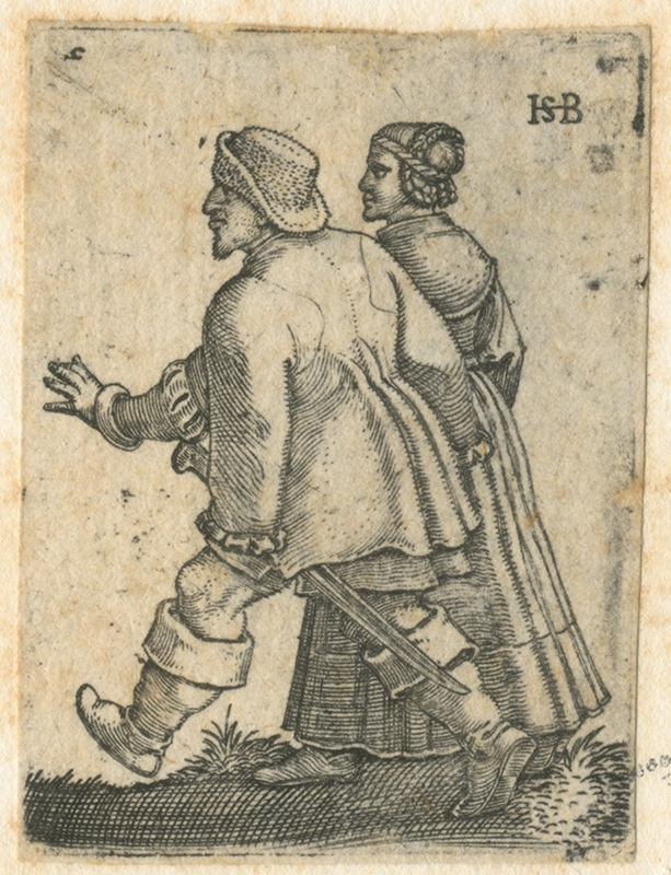 Noces de Village : le couple vu de dos