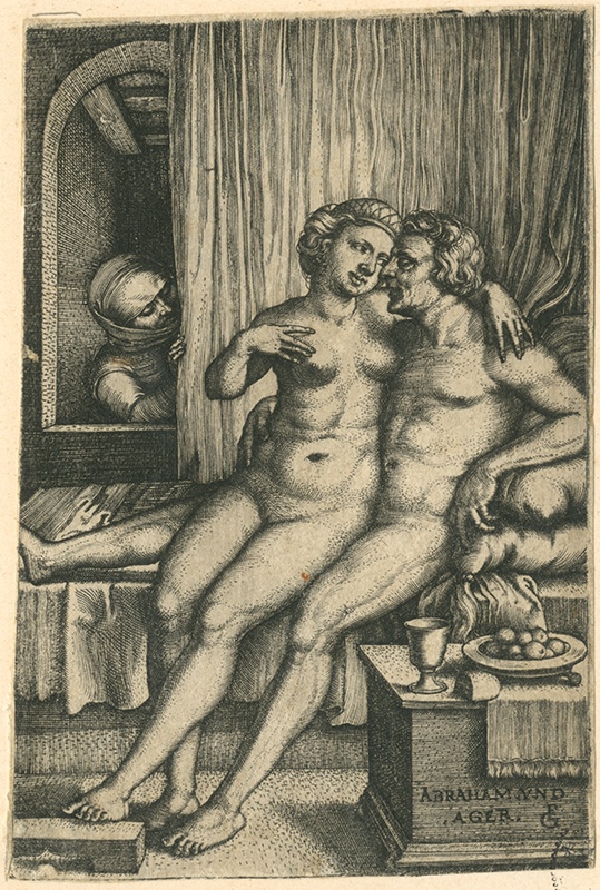 Abraham caressant Agar