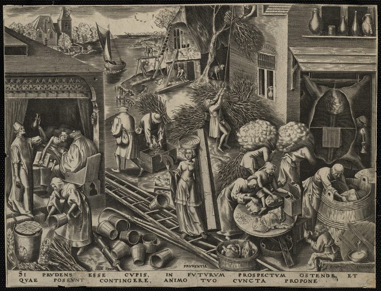 La prudence Si prudens eise cupis is futurum prospertum ostende et quae possunt contingere animo tuo propone