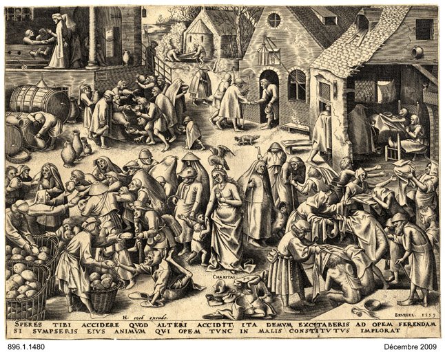 Les vertus théologales : La Charité.  Speres tibi accedere quid alteri accidit ita demum excitaberis ad opem gerandam ii sumpieris eius animum qui opem tunc in malis constitutus implorat