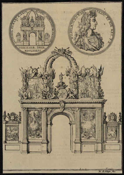 Médailles et arc de triomphe