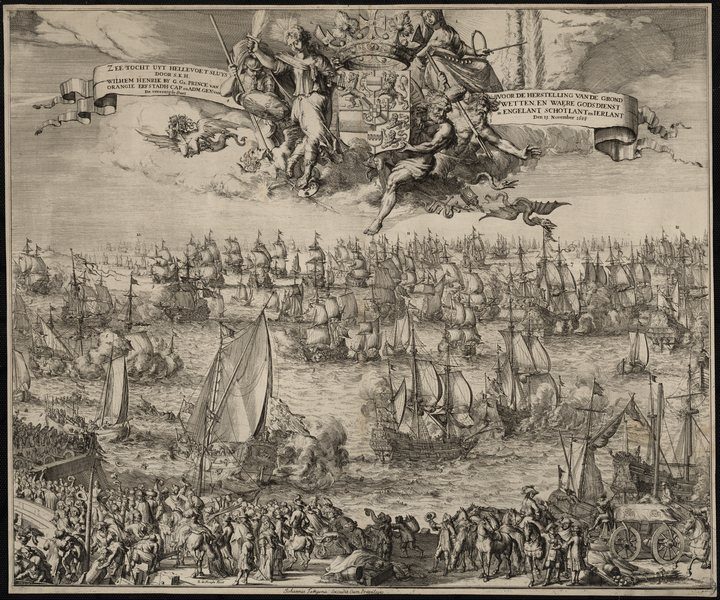Guillaume d'Orange débarque en Angleterre en novembre 1688