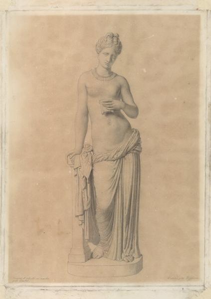 Dessin d'après la Pandore de Cortot