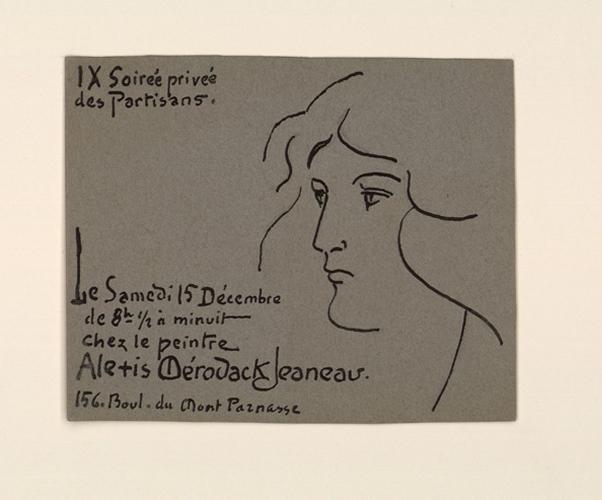 Invitation pour la IXe soirée des Partisans